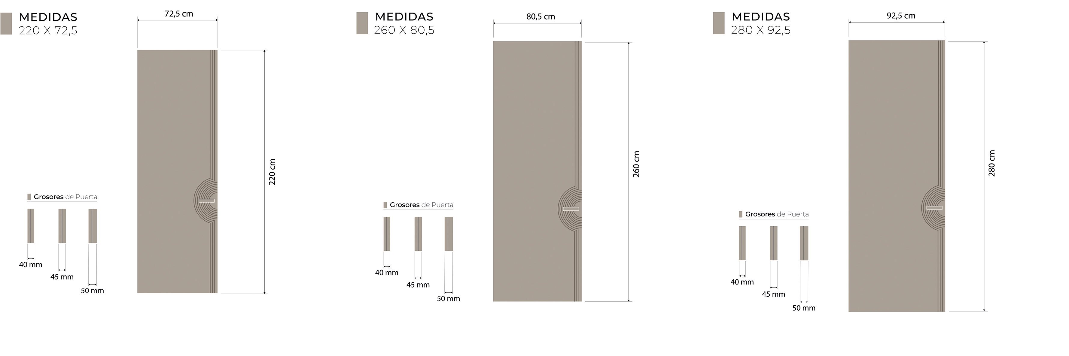 Medidas Técnicas Enebro Essencial